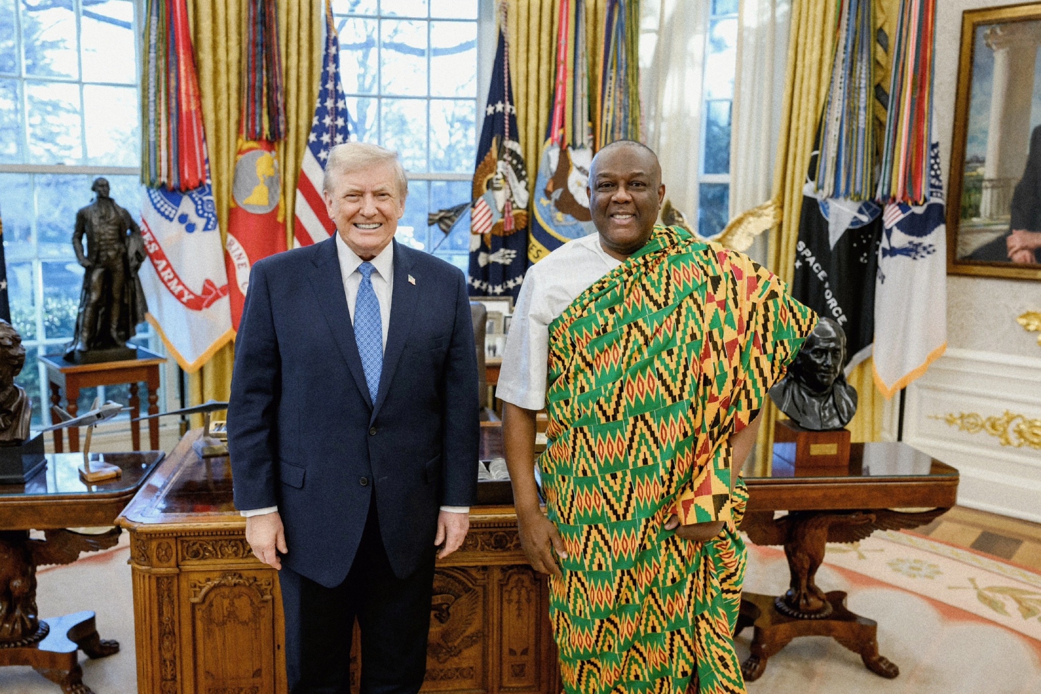 Ghana’s Ambassador Victor Smith Begins U.S. Posting After Meeting President Donald Trump